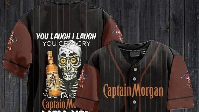 43 Must-Have Gifts for Captain Morgan Fans: Swing into Style with the Captain Morgan Baseball Jersey